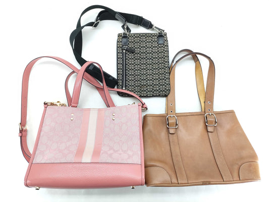 COACH Signature 3-Piece Tote Bag Set