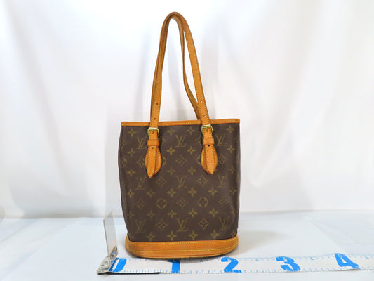 LOUIS VUITTON Monogram Bucket PM M42238 Monogram Handbag