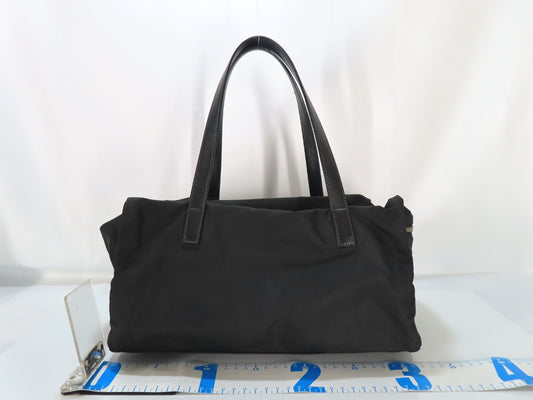 PRADA PRADA Nylon Saffiano Mini Boston Bag BR2394 Black W32cm Handbag