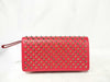 Christian Louboutin Macaron Continental Leather Wallet, Red