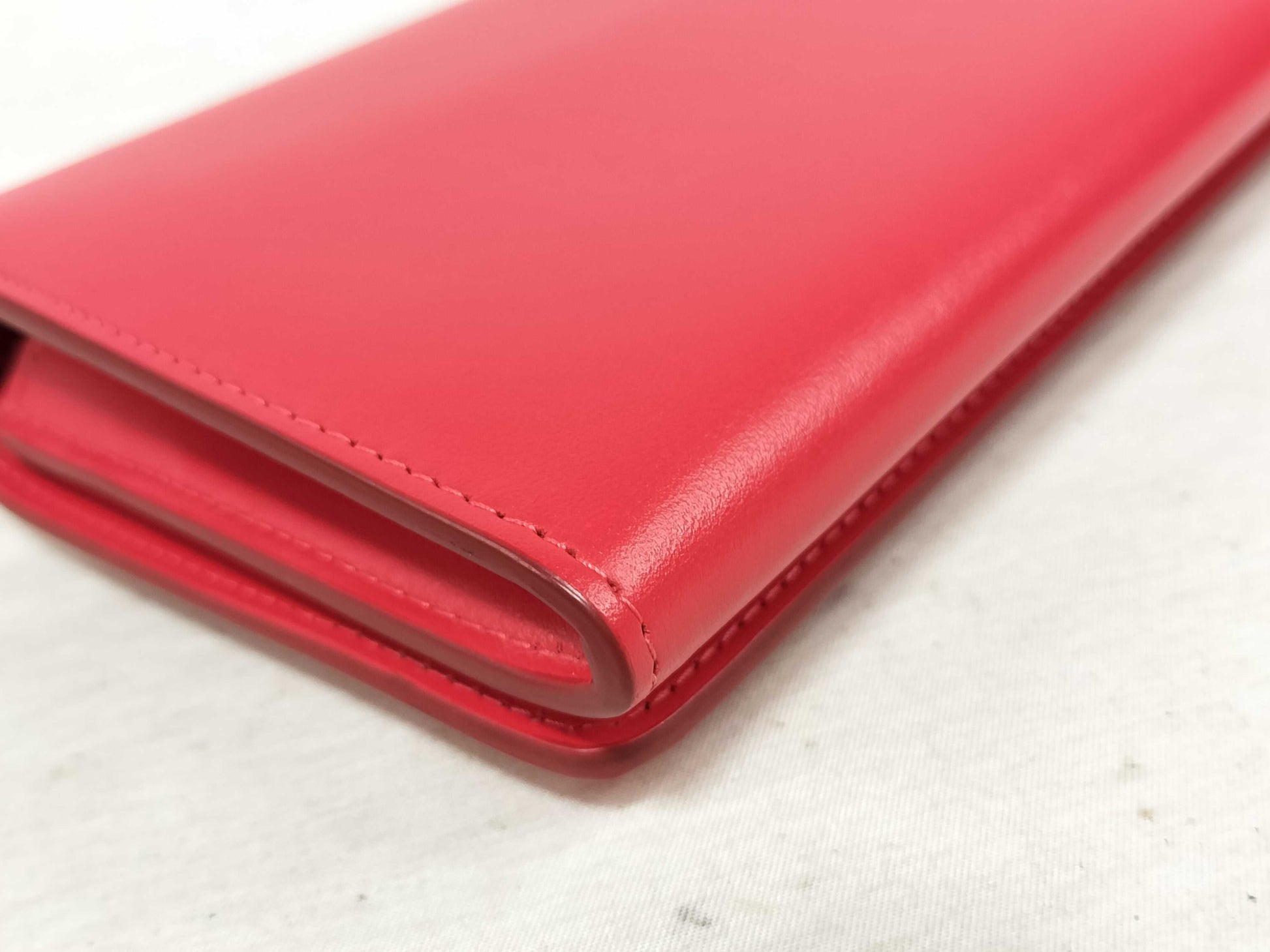Christian Louboutin Macaron Continental Leather Wallet, Red