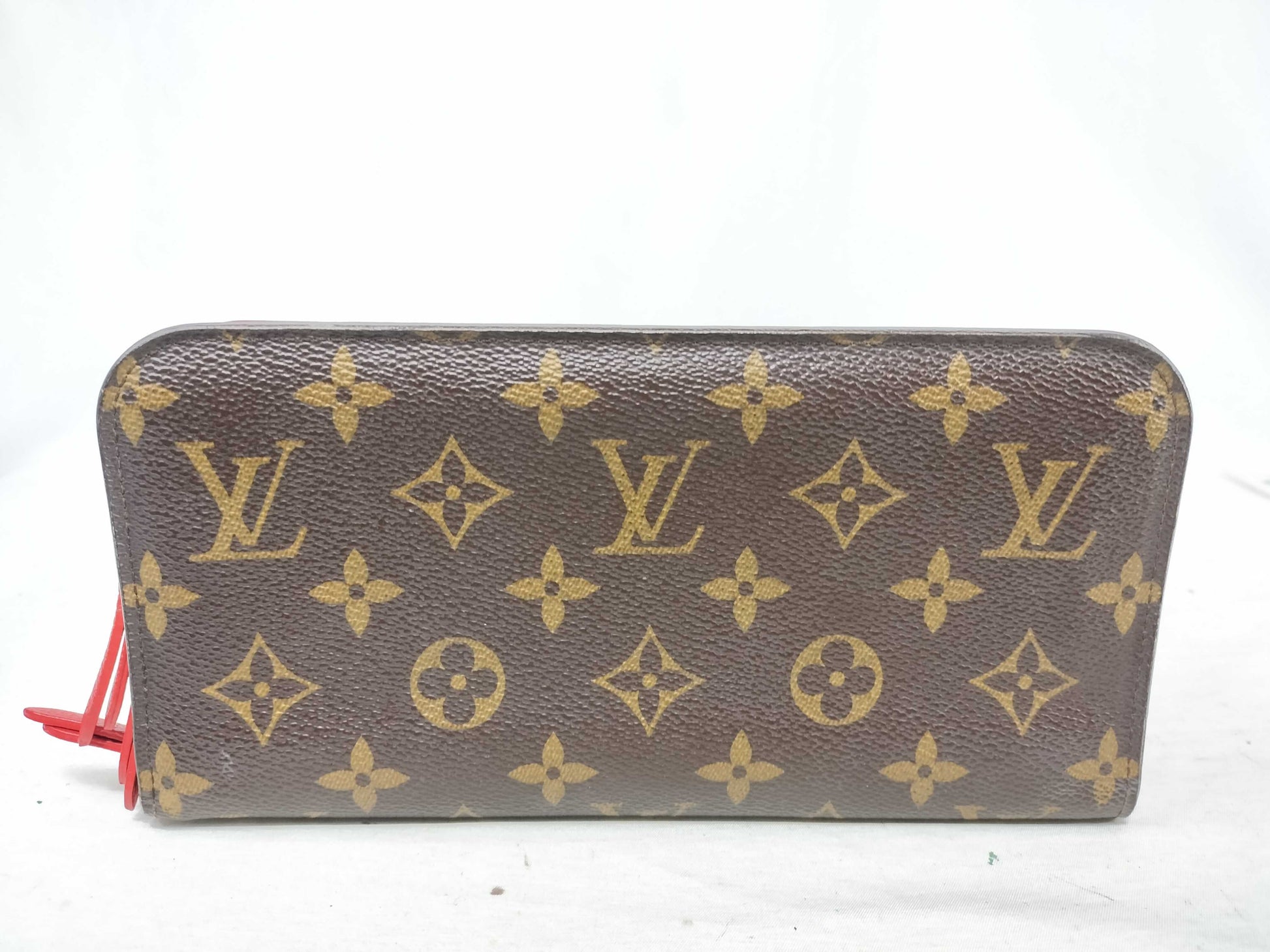 LOUIS VUITTON Monogram LV Monogram Portefeuille Ansolite Bifold Long Wallet Red