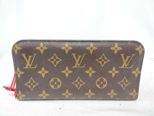LOUIS VUITTON Monogram LV Monogram Portefeuille Ansolite Bifold Long Wallet Red