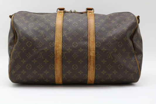 LOUIS VUITTON Monogram Keepall Bandouliere 45 Handbag