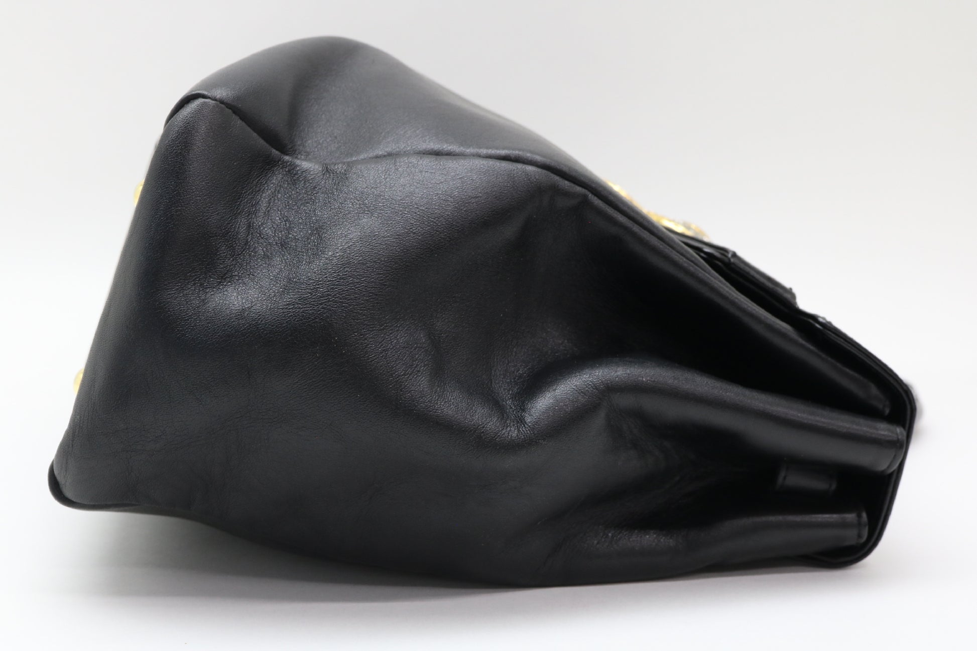 VERSACE Sunburst Leather Handbag