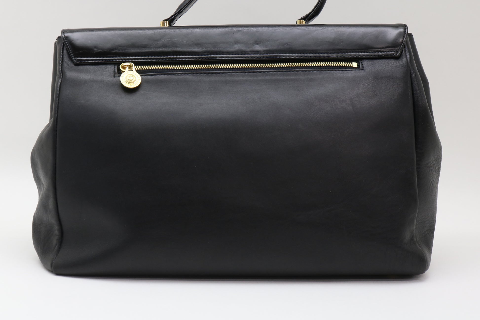 VERSACE Sunburst Leather Handbag