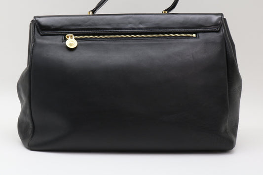 VERSACE Sunburst Leather Handbag