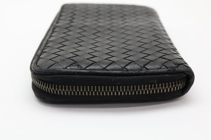 BOTTEGA VENETA Intrecciato Black Wallet