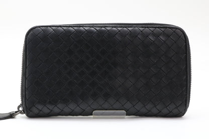BOTTEGA VENETA Intrecciato Black Wallet