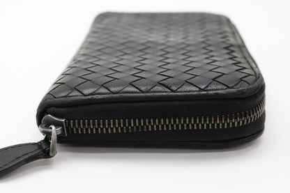 BOTTEGA VENETA Intrecciato Black Wallet
