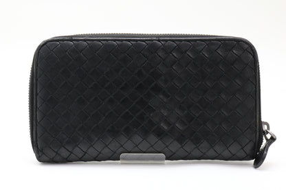BOTTEGA VENETA Intrecciato Black Wallet