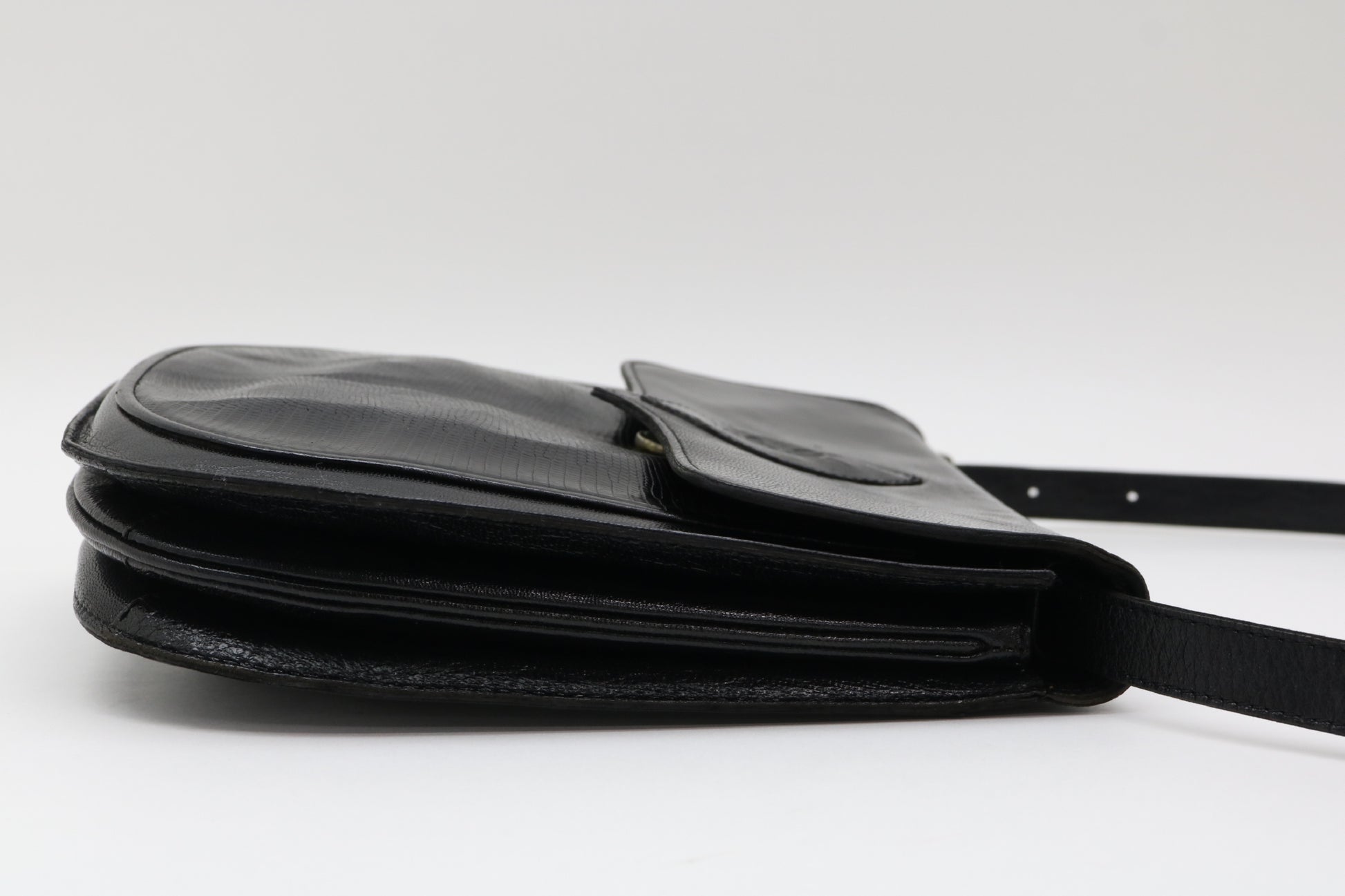 Yves Saint Laurent Lizard Shoulder Bag