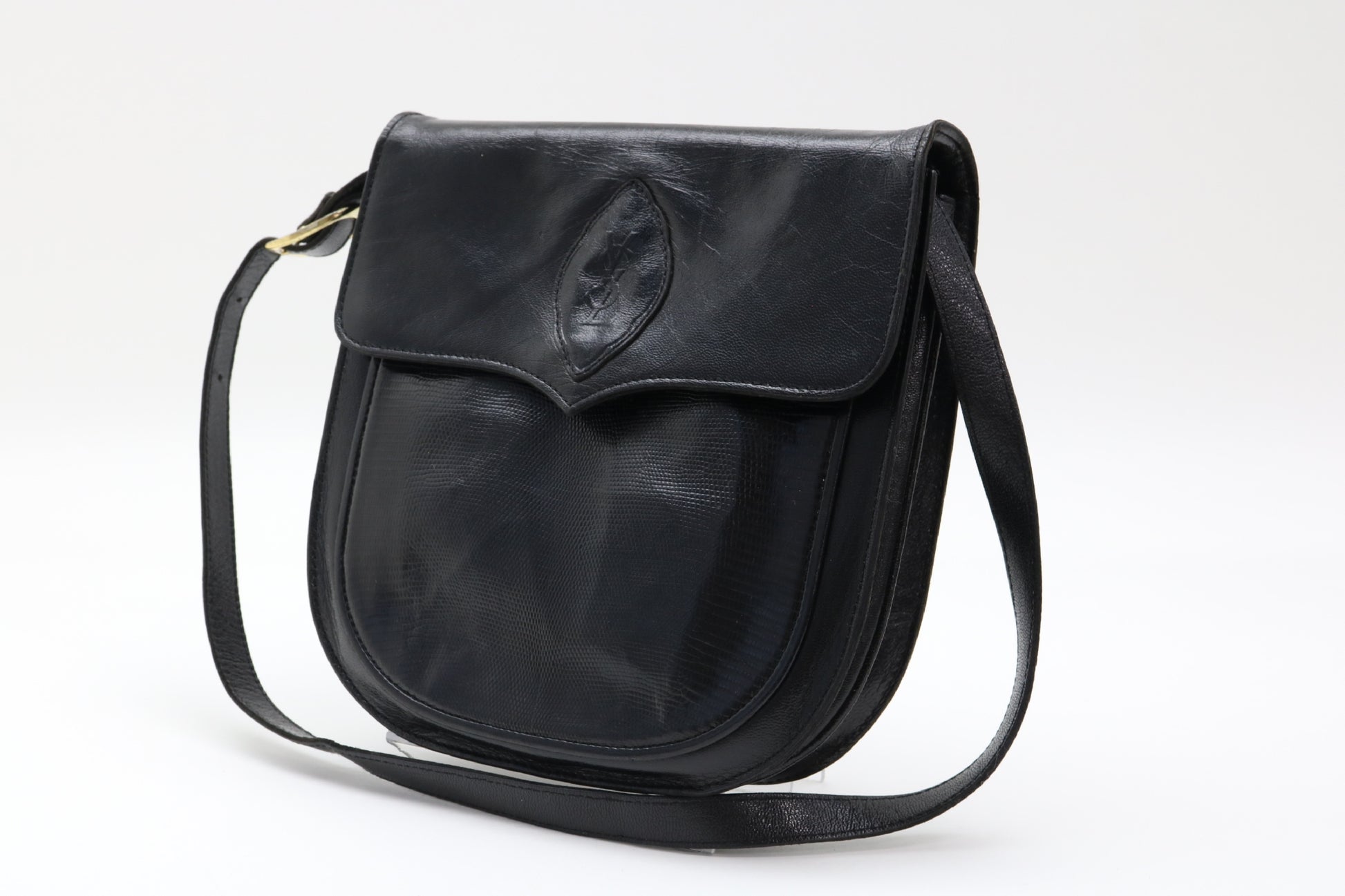 Yves Saint Laurent Lizard Shoulder Bag