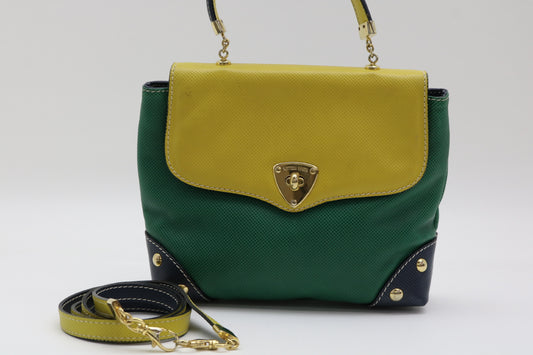 BOTTEGA VENETA Marco Polo Tricolor 2-Way Handbag
