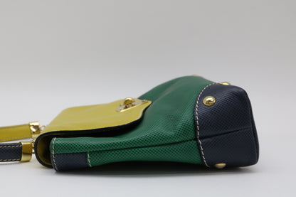 BOTTEGA VENETA Marco Polo Tricolor 2-Way Handbag