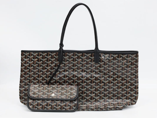 GOYARD Saint Louis PM Black Tote Bag
