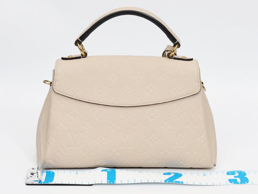 LOUIS VUITTON Empreinte Georges BB Beige M53943 RFID Verified Shoulder Bag