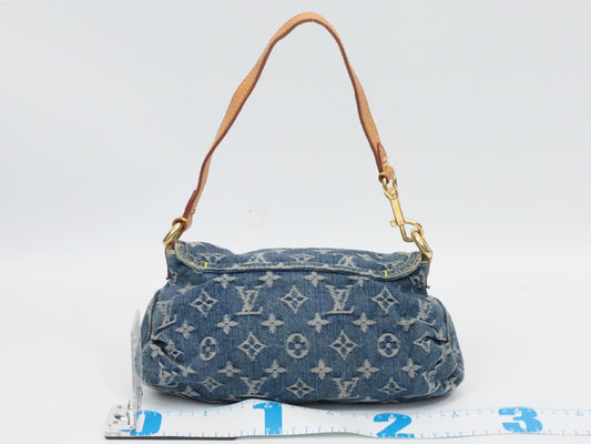 LOUIS VUITTON Monogram Denim Mini Pretty M95050 Shoulder Bag