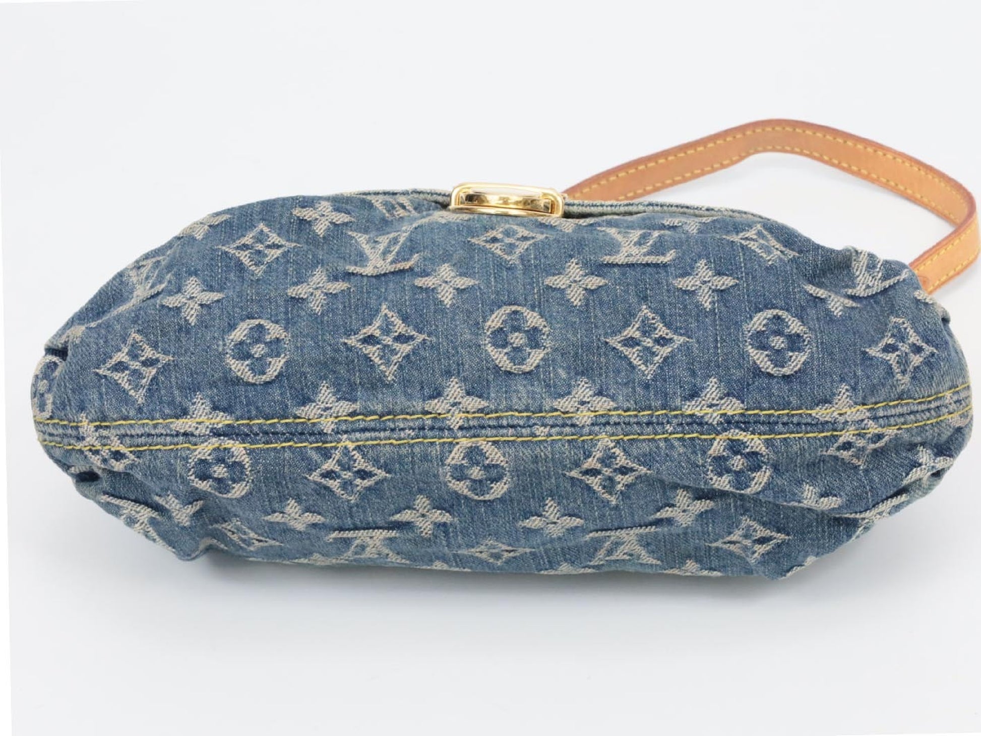 LOUIS VUITTON Monogram Denim Mini Pretty M95050 Shoulder Bag