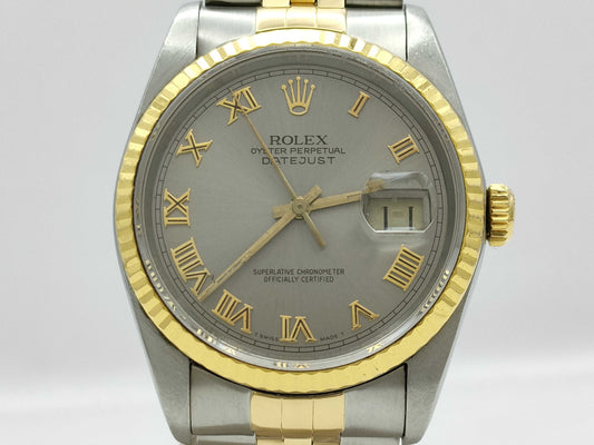 ROLEX 16233 R723096 Gray Roman Men's Watch