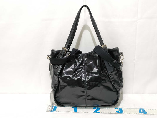 TODS G-Line 2-Way Nylon Handbag, Black