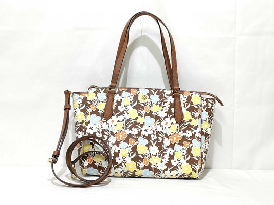 Tory Burch Floral Print 2-Way Handbag