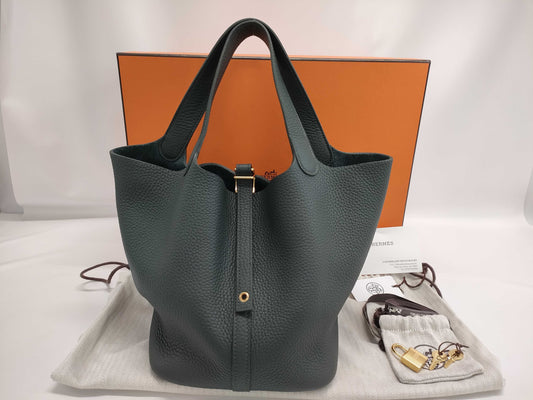 HERMES Picotin Lock K Stamped Handbag