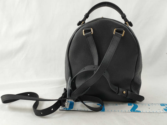 LOUIS VUITTON Monogram Empreinte Sorbonne M44016 Black RFID Enabled Backpack