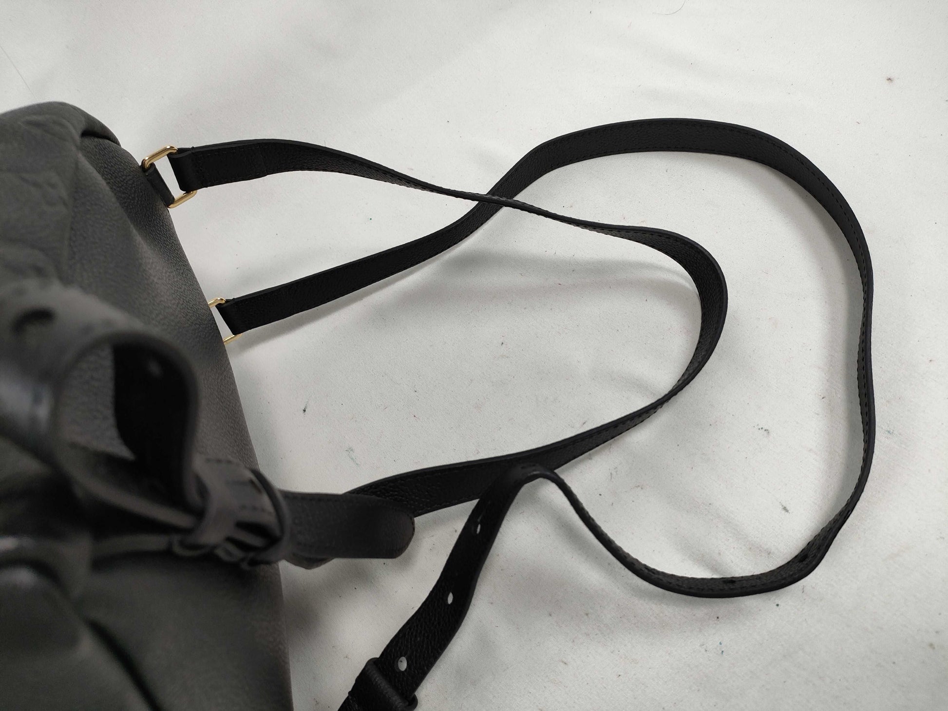 LOUIS VUITTON Monogram Empreinte Sorbonne M44016 CA0178 Black RFID Enabled Backpack