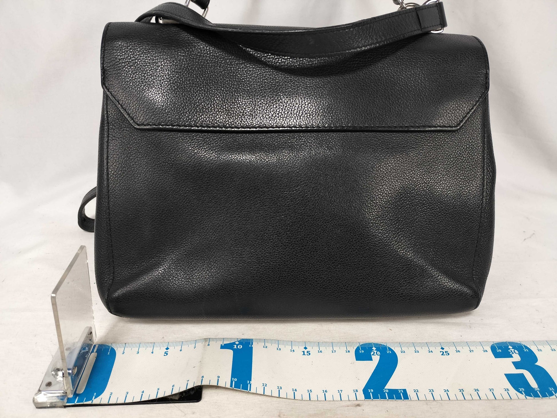 LOUIS VUITTON LV Logo x Calf Leather Lock Me Cartable M50250 DU4125 Black Handbag