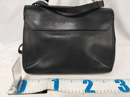 LOUIS VUITTON LV Logo x Calf Leather Lock Me Cartable M50250 DU4125 Black Handbag