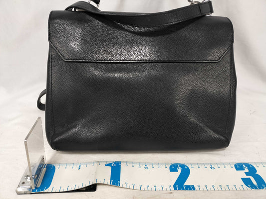 LOUIS VUITTON LV Logo x Calf Leather Lock Me Cartable M50250 DU4125 Black Handbag