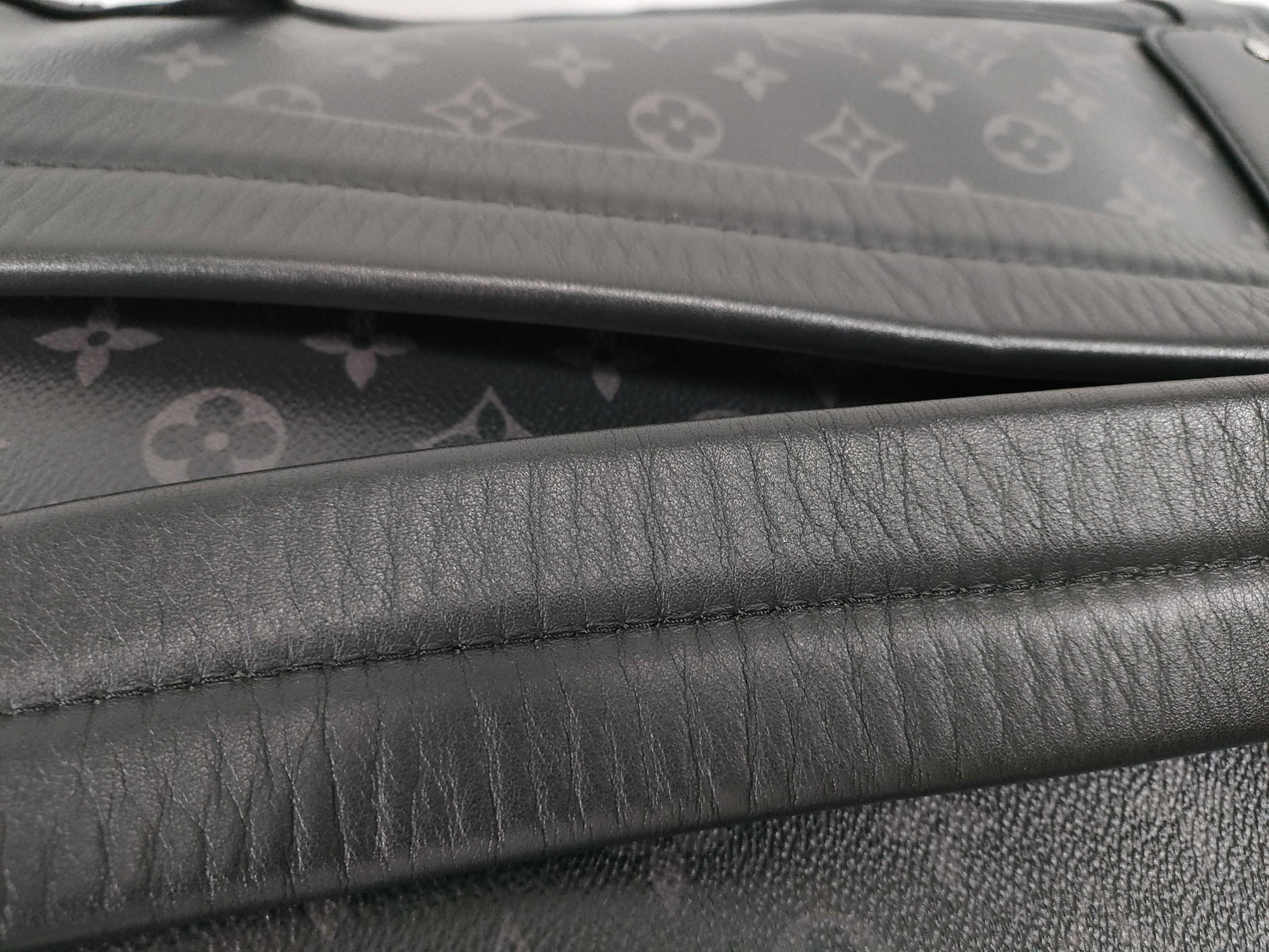 LOUIS VUITTON Monogram Eclipse Steamer Backpack M44052 TR5107 Black Backpack