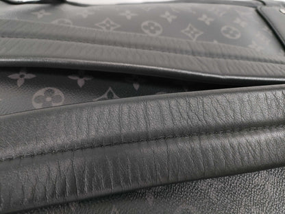 LOUIS VUITTON Monogram Eclipse Steamer Backpack M44052 TR5107 Black Backpack