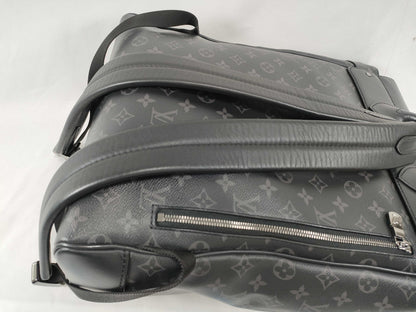 LOUIS VUITTON Monogram Eclipse Steamer Backpack M44052 TR5107 Black Backpack