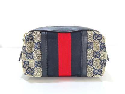 GUCCI GG Canvas Sherry Line Pouch 256639 Pouch