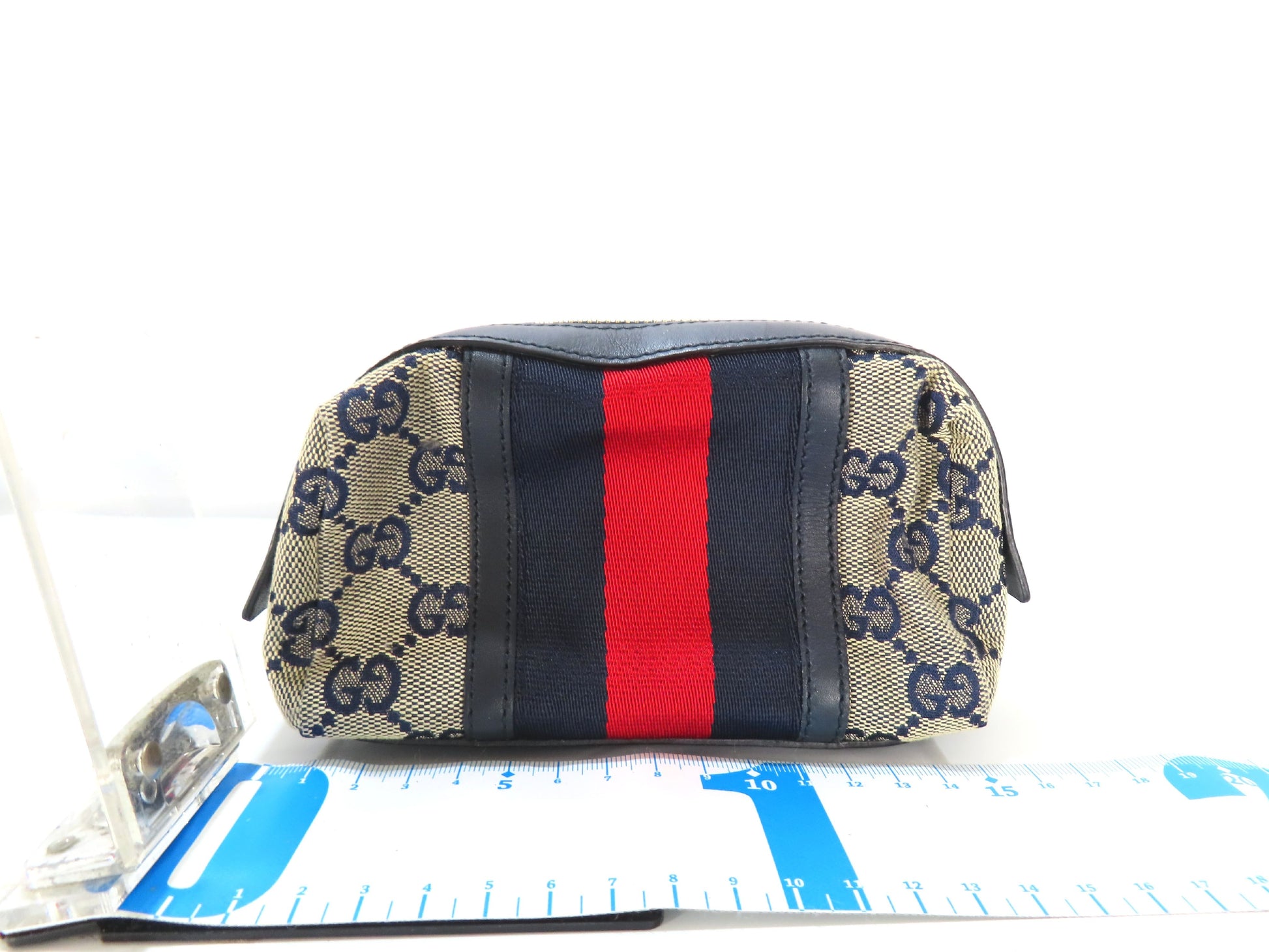 GUCCI GG Canvas Sherry Line Pouch 256639 Pouch