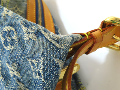 LOUIS VUITTON Monogram Denim Louis Vuitton Monogram Denim Baggy PM Shoulder Bag