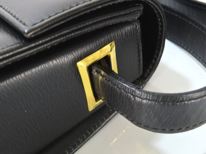 Christian Dior Dior Leather Shoulder Bag Black Shoulder Bag