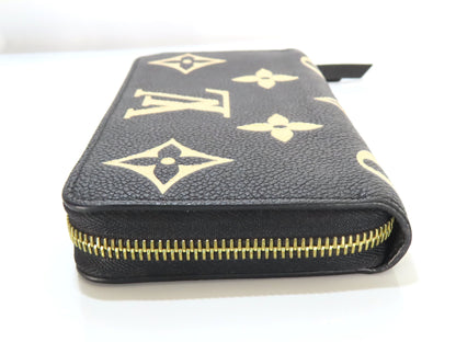 LOUIS VUITTON Monogram Empreinte Louis Vuitton Monogram Empreinte Zippy Wallet