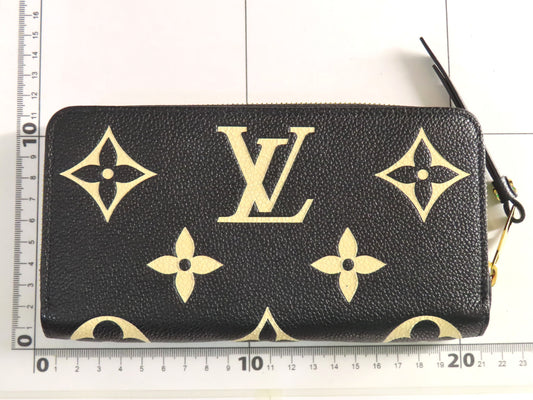 LOUIS VUITTON Monogram Empreinte Louis Vuitton Monogram Empreinte Zippy Wallet