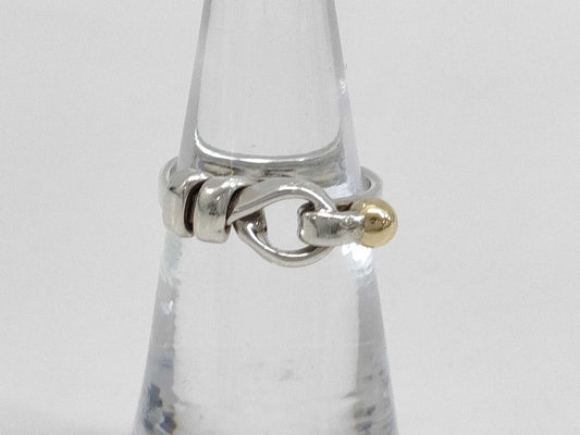 Tiffany & Co. Tiffany Hook & Eye Ring 925 750 Combination Ring