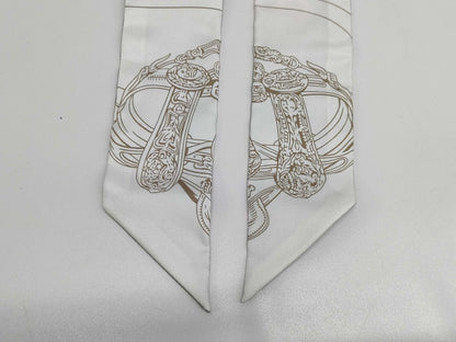 HERMES Twilly "Bride de Gala en Fleur & Eyeliner" Scarf