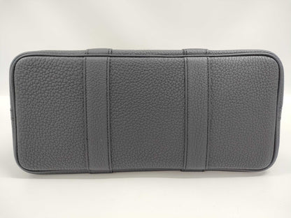 HERMES Garden Party 30 TPM Negonda Navy U Stamp Tote Bag