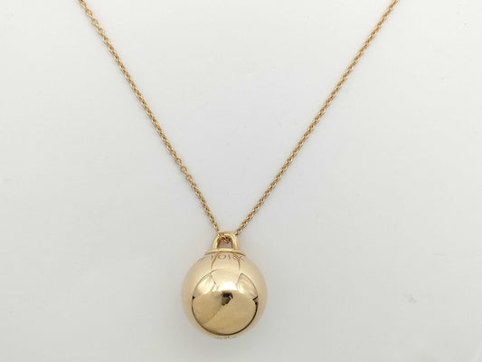 Tiffany & Co. Hardware Ball Necklace in Au750, 19.7g 