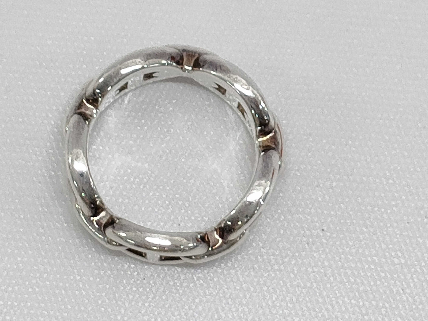 HERMES Chaine d'Ancre Enchaine PM Ring #49 23BD404661 Ring