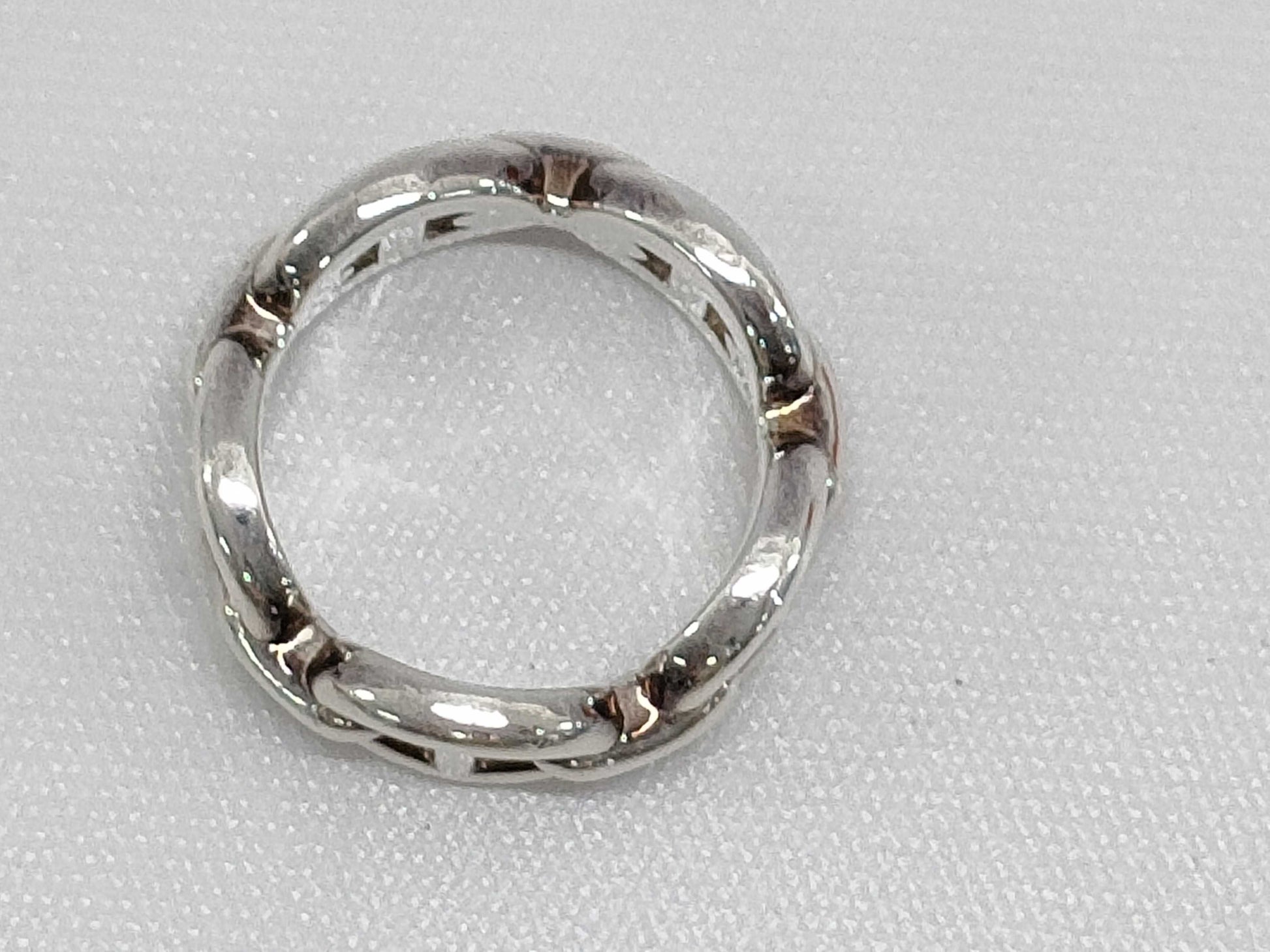 HERMES Chaine d'Ancre Enchaine PM Ring #49 23BD404661 Ring