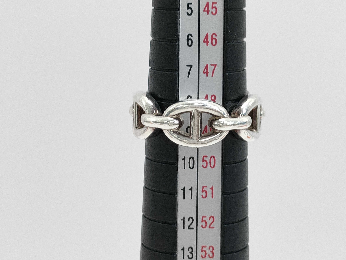 HERMES Chaine d'Ancre Enchaine PM Ring #49 23BD404661 Ring