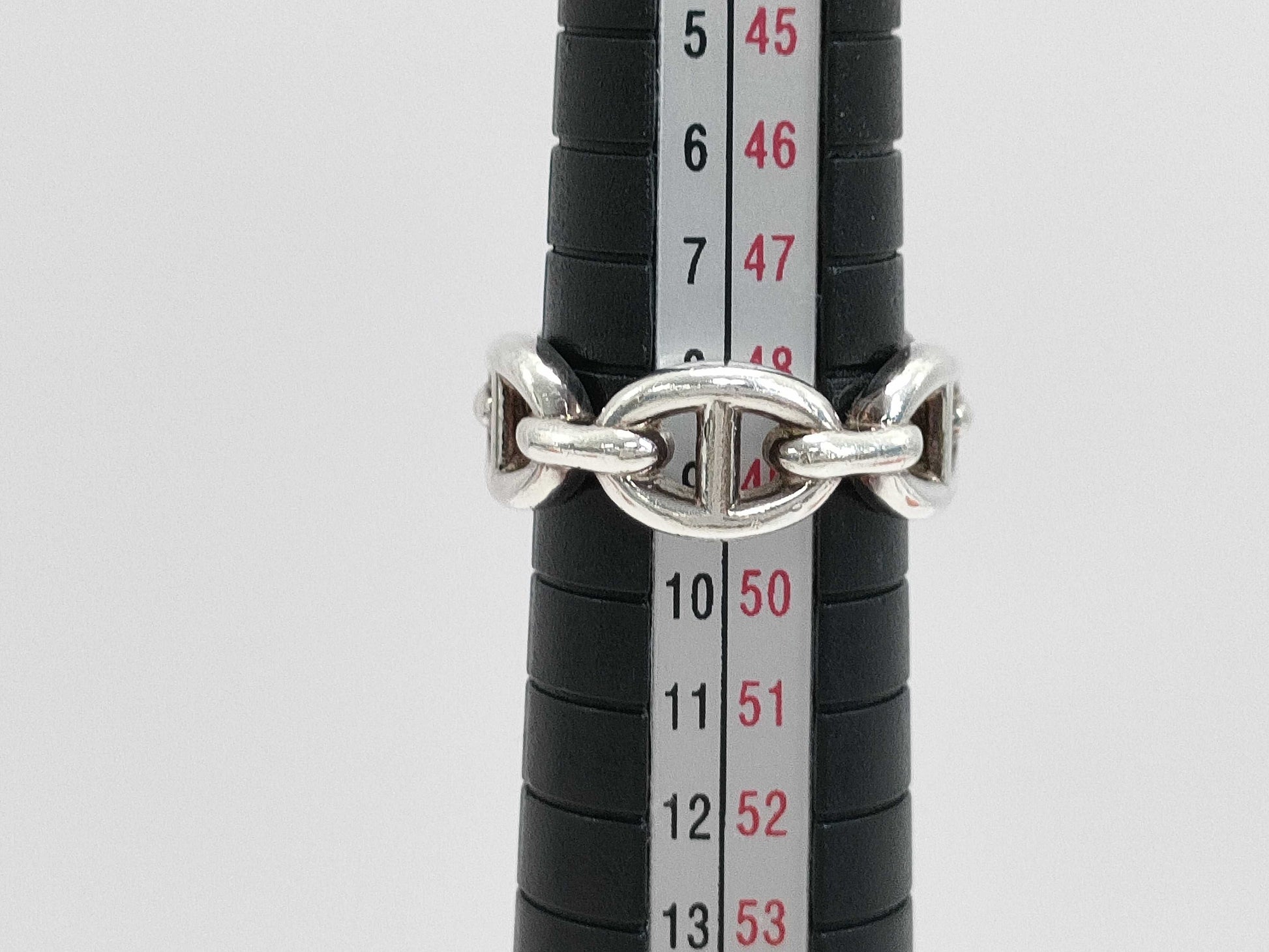 HERMES Chaine d'Ancre Enchaine PM Ring #49 23BD404661 Ring