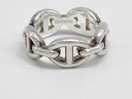 HERMES Chaine d'Ancre Enchaine PM Ring #49 23BD404661 Ring